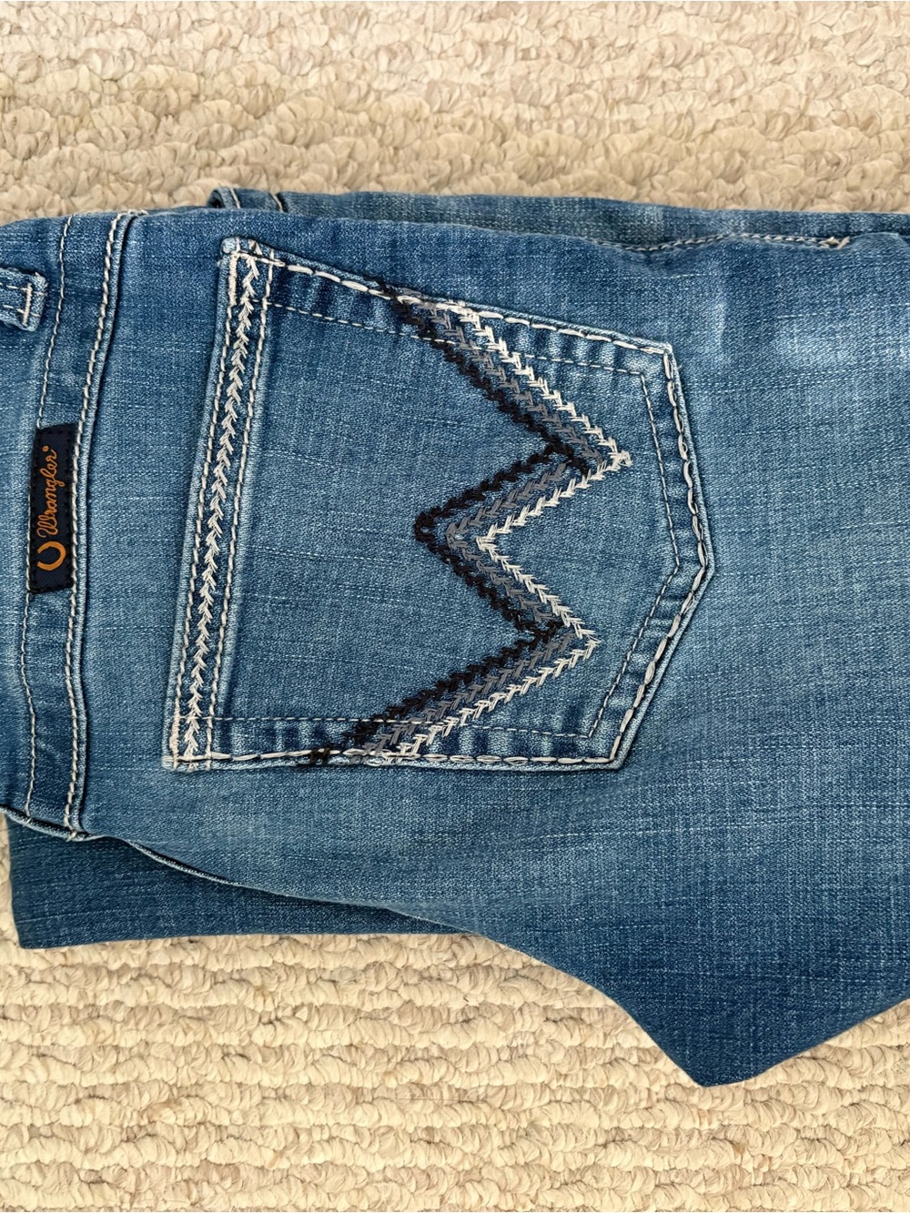 Wrangler Women's Willow Light Blue Boot Cut Jeans with Embroidered Pocket